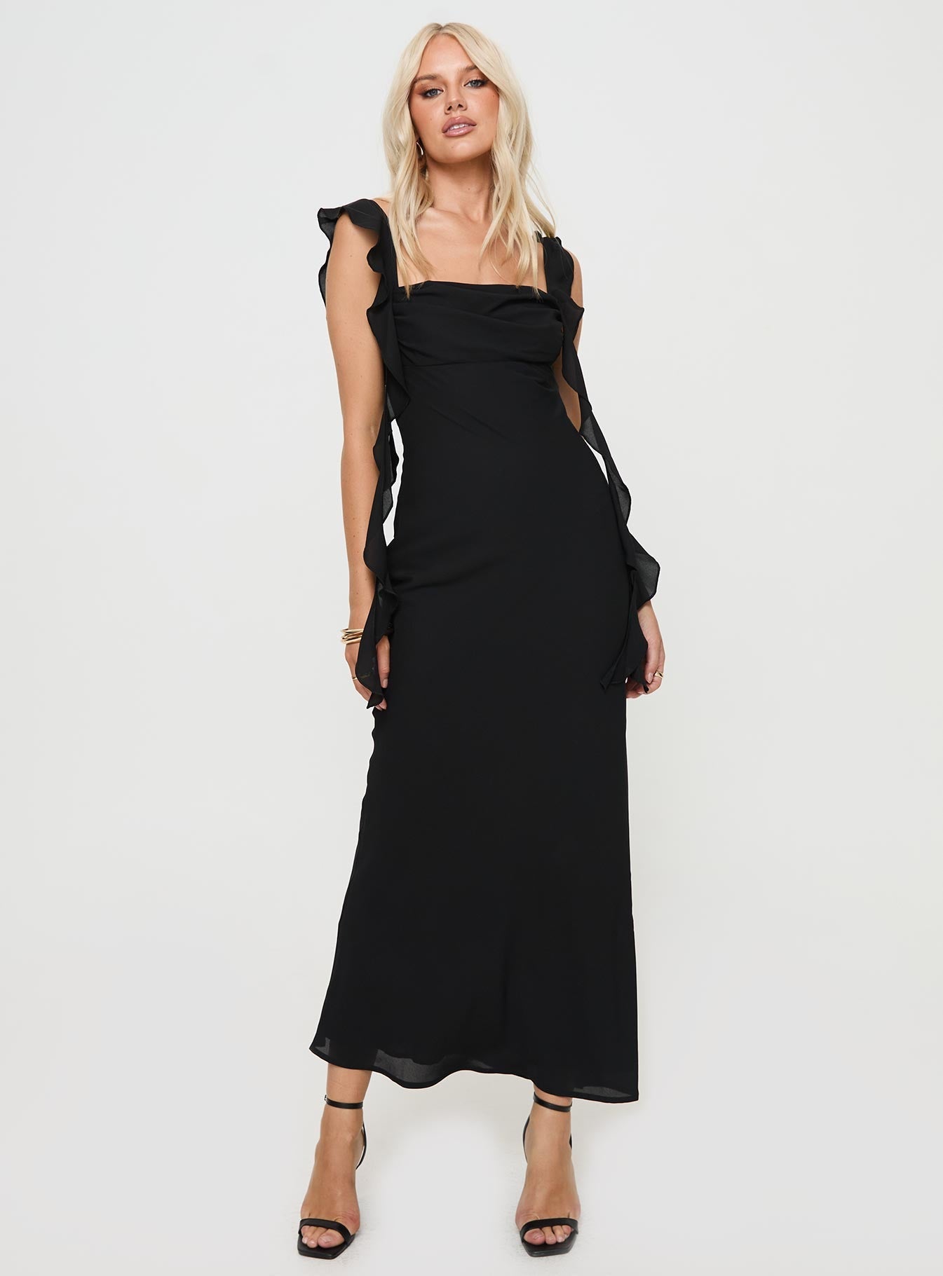 Siyah Maxi Elbise