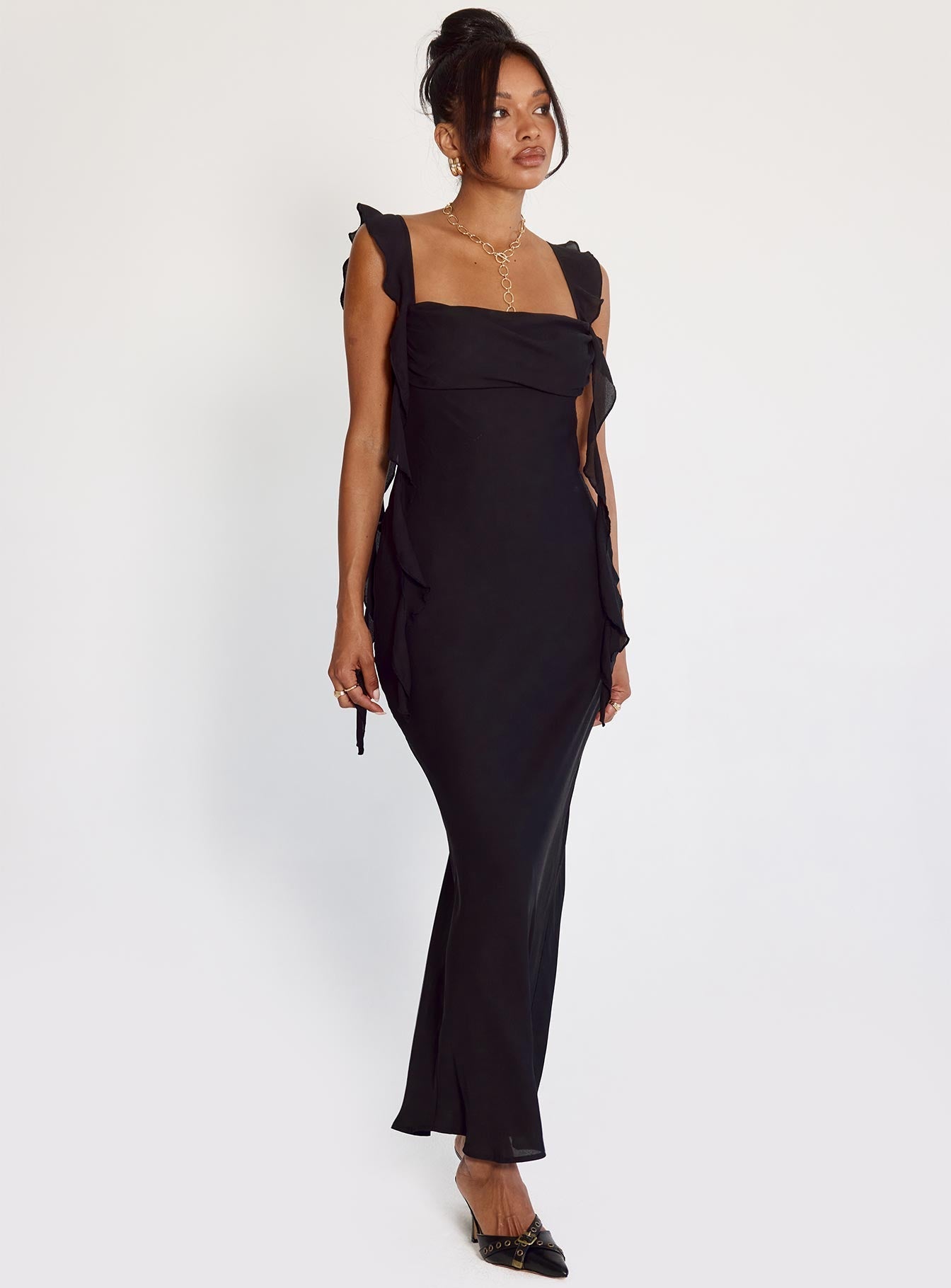Siyah Maxi Elbise