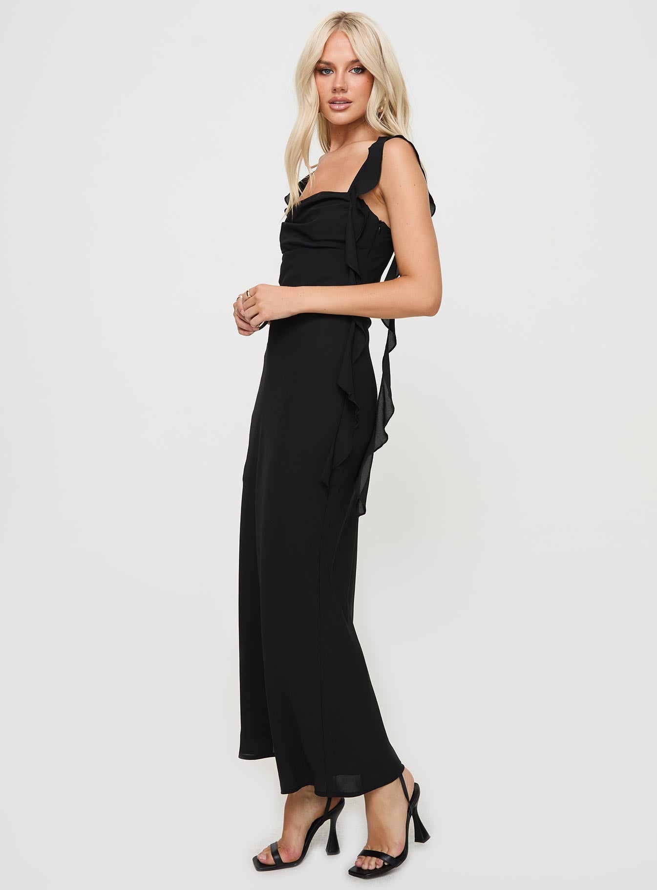Siyah Maxi Elbise