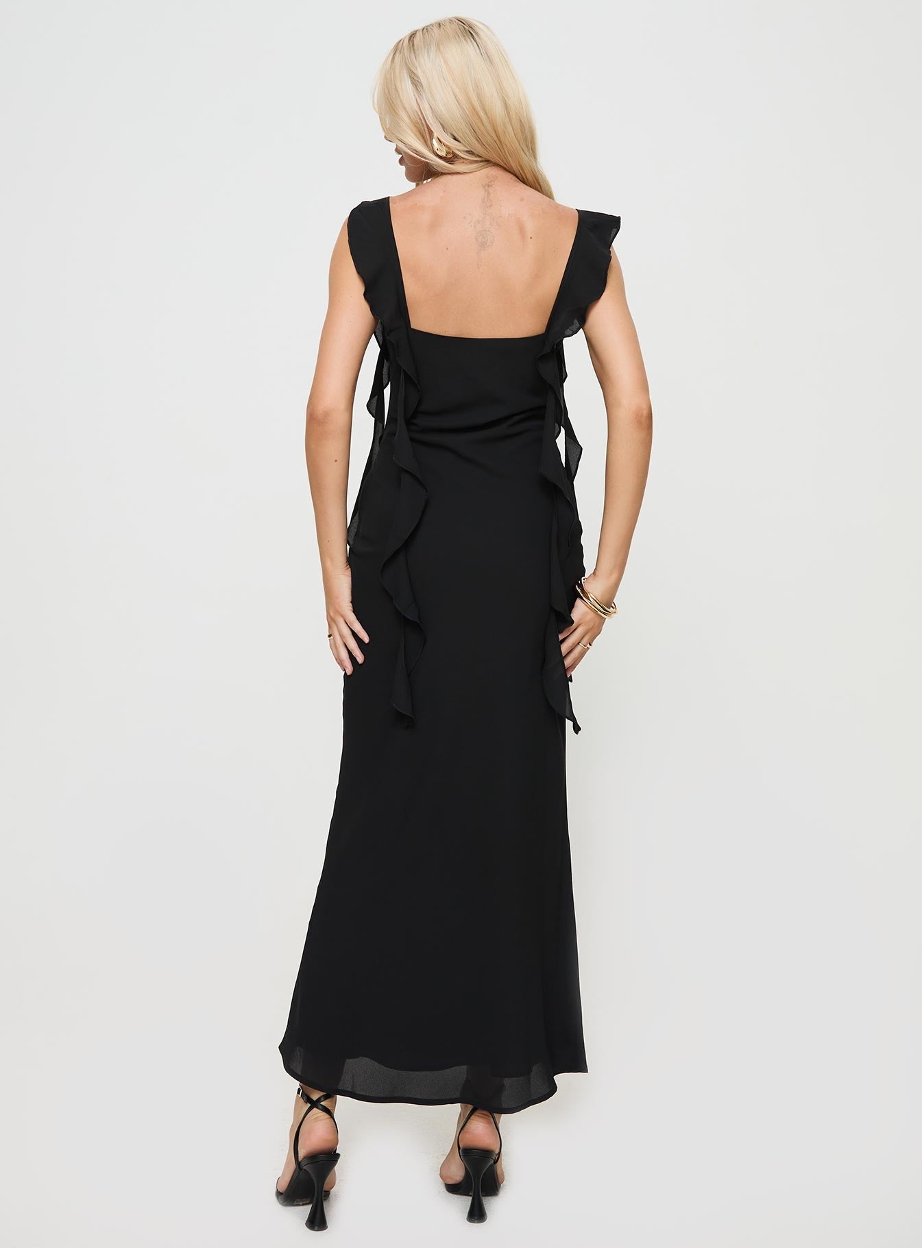 Siyah Maxi Elbise