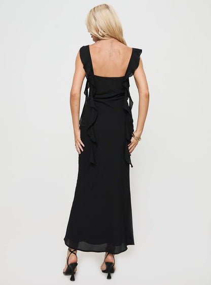 Siyah Maxi Elbise